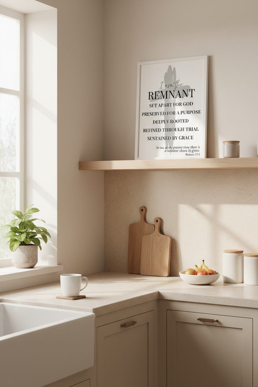 Scripture Wall Art Poster – The Remnant