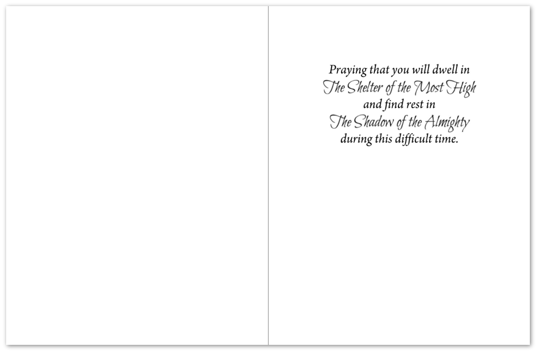 Shadow of the Almighty | Faith Greeting Cards – Pack of 10