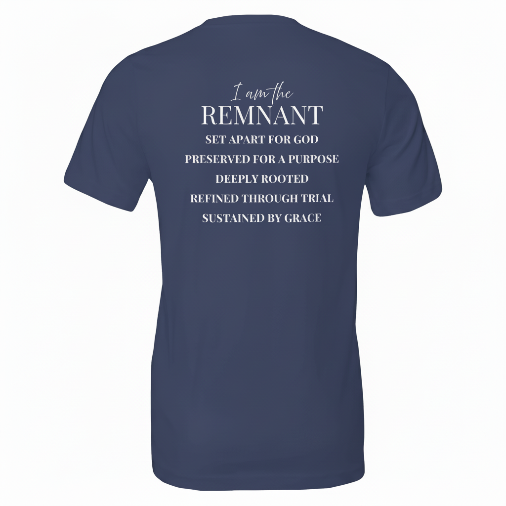 Remnant Chosen by Grace Cross T-Shirt | Romans 11:5-6